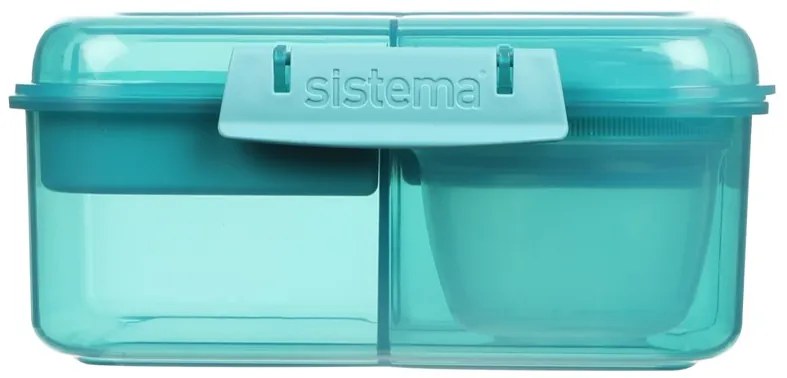 Box na desiatu/obed, 6 priehradiek SISTEMA 1,25 l - mix farieb Farba škatuliek SISTEMA: Modrá
