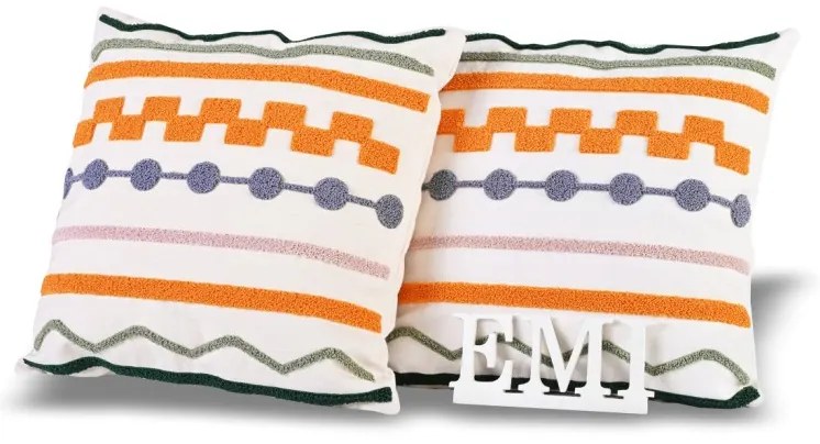 Obliečky na vankúše 40x40 cm Vilma set 2 ks EMI