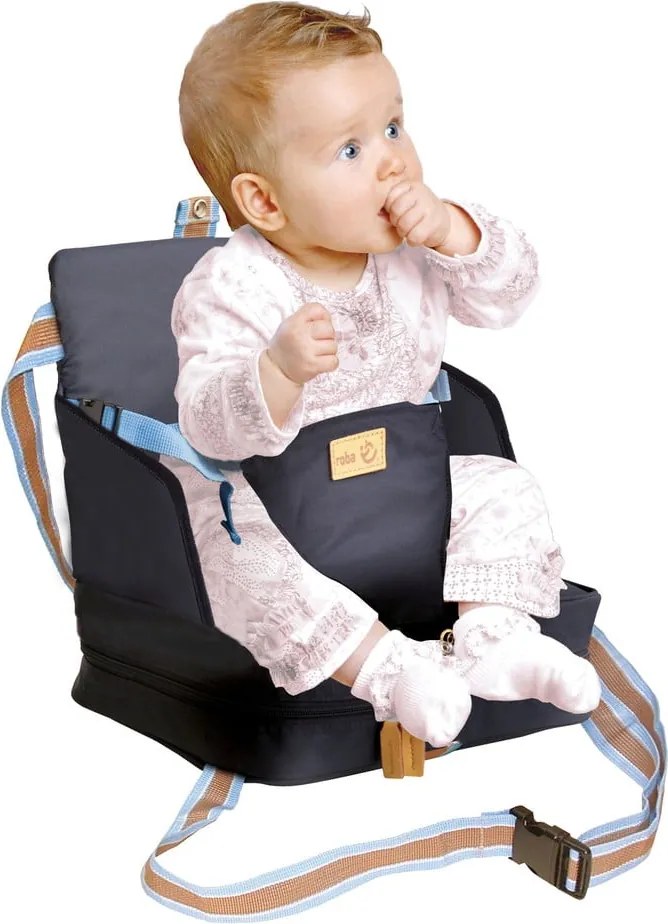 Tmavomodrý detský sedák Booster Seat – Roba