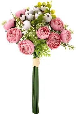 Umelá kytica Iskerníky, ružová%