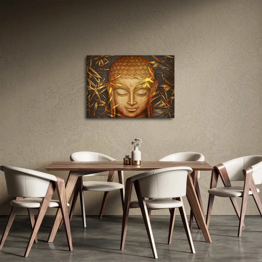 Obraz - Zlatý Budha (70x50 cm)