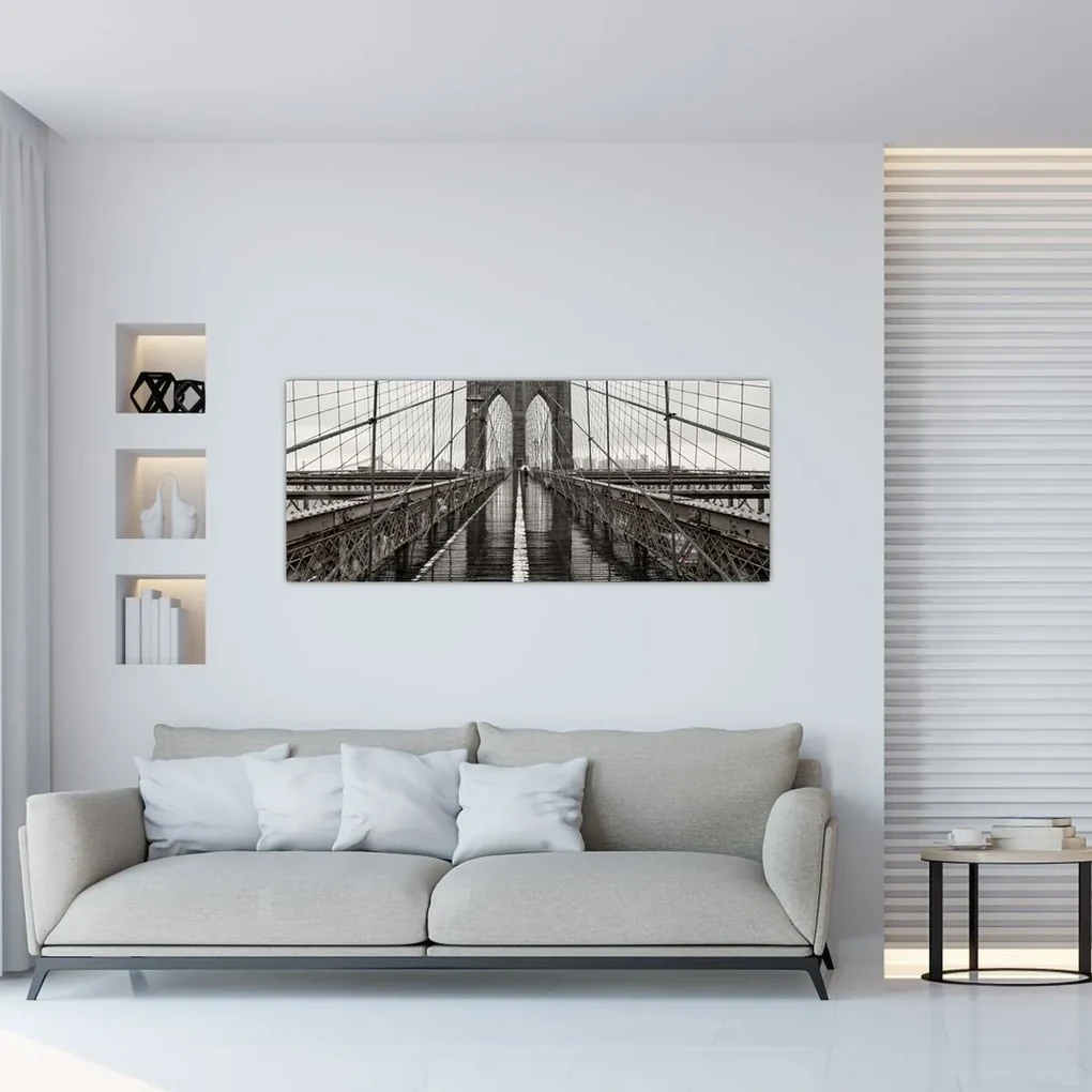 Obraz - Brooklynský most (120x50 cm)
