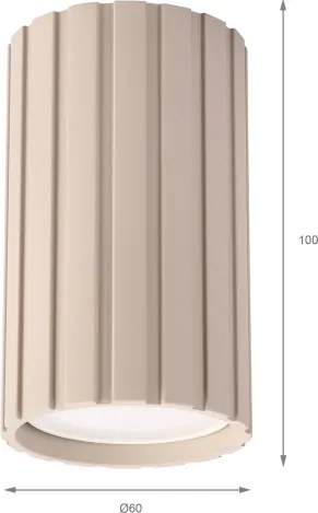 Brilagi - Bodové svietidlo CRISPINA 1xGU10/10W/230V 10 cm béžová