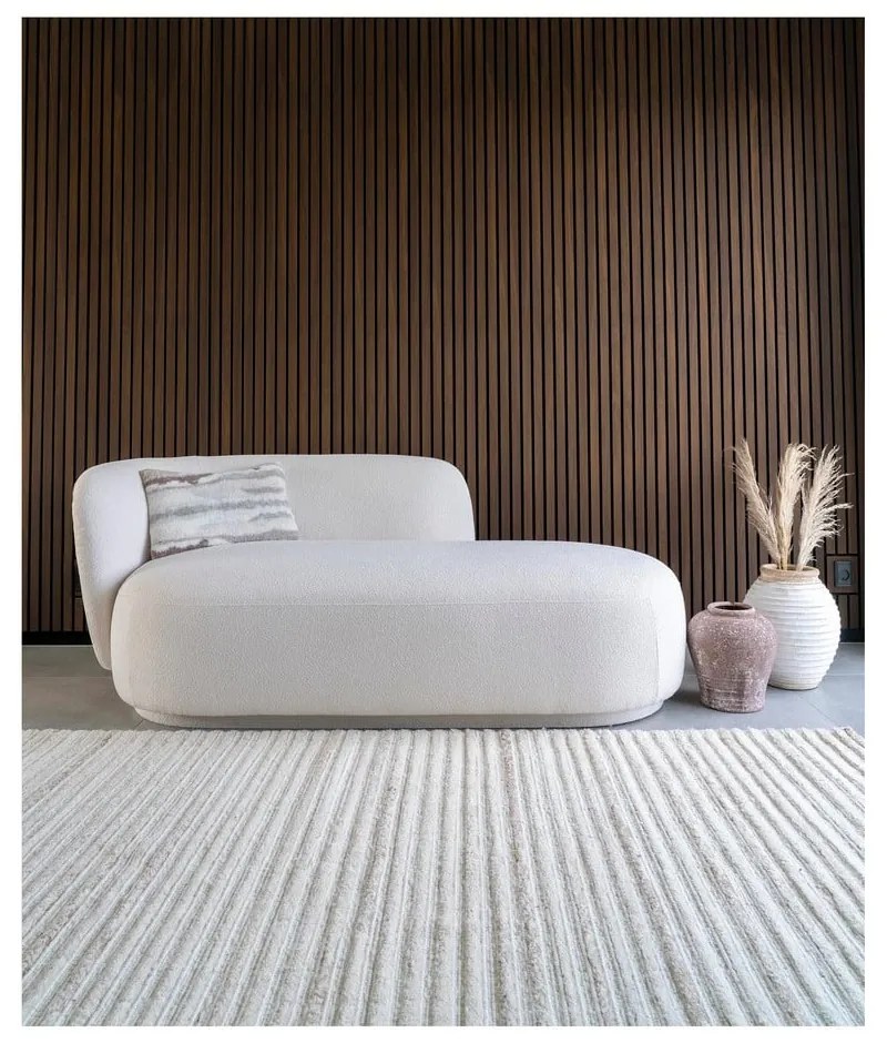 Krémový ručne tkaný vlnený behúň 80x180 cm Mango – House Nordic