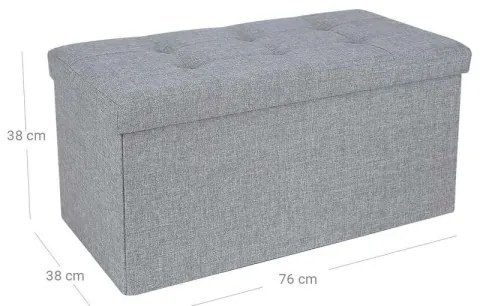 Lavica SULTAN svetlosivá