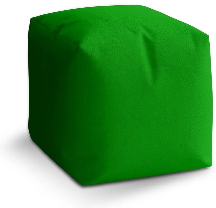 Taburet Cube írska zelená, zelená