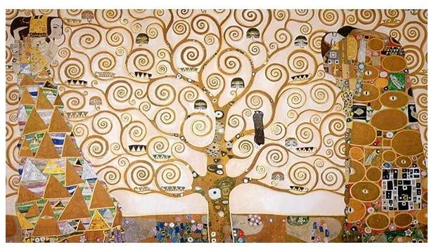 Reprodukcia obrazu Gustav Klimt Tree of Life, 90 × 50 cm