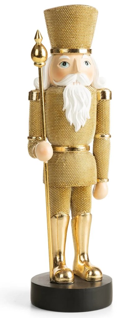 VIANOČNÁ SOŠKA NUTCRACKER 32CM ZLATÁ