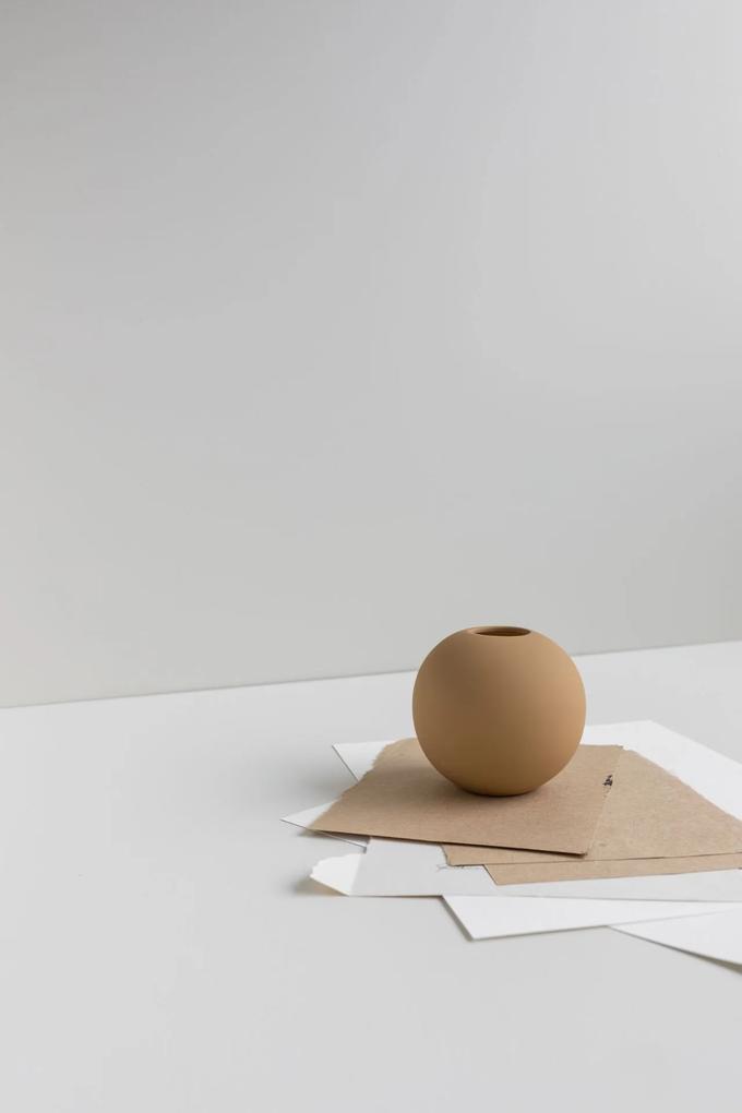 COOEE Design Guľatá váza Ball Peanut 10 cm