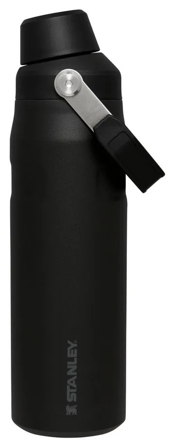 Čierna termofľaša z nehrdzavejúcej ocele 700 ml IceFlow™ Bottle Fast Flow Black – Stanley
