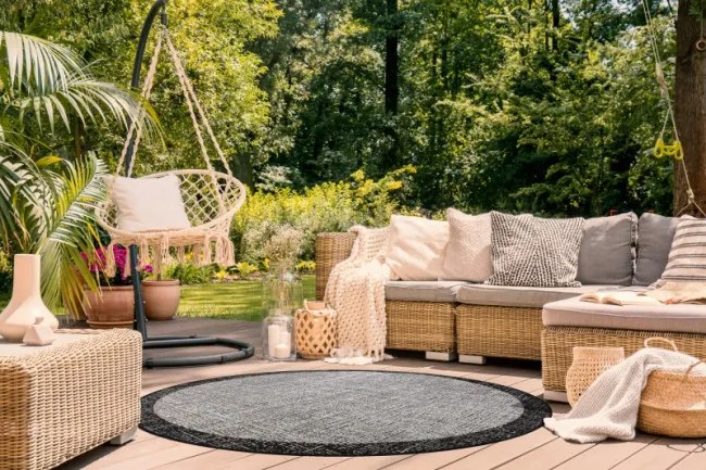 Koberec SIZAL FLOORLUX kruh 20401 Ramka strieborný/čierny