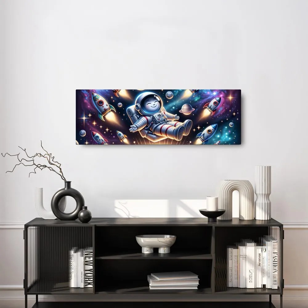 Obraz galaxia očami dieťaťa