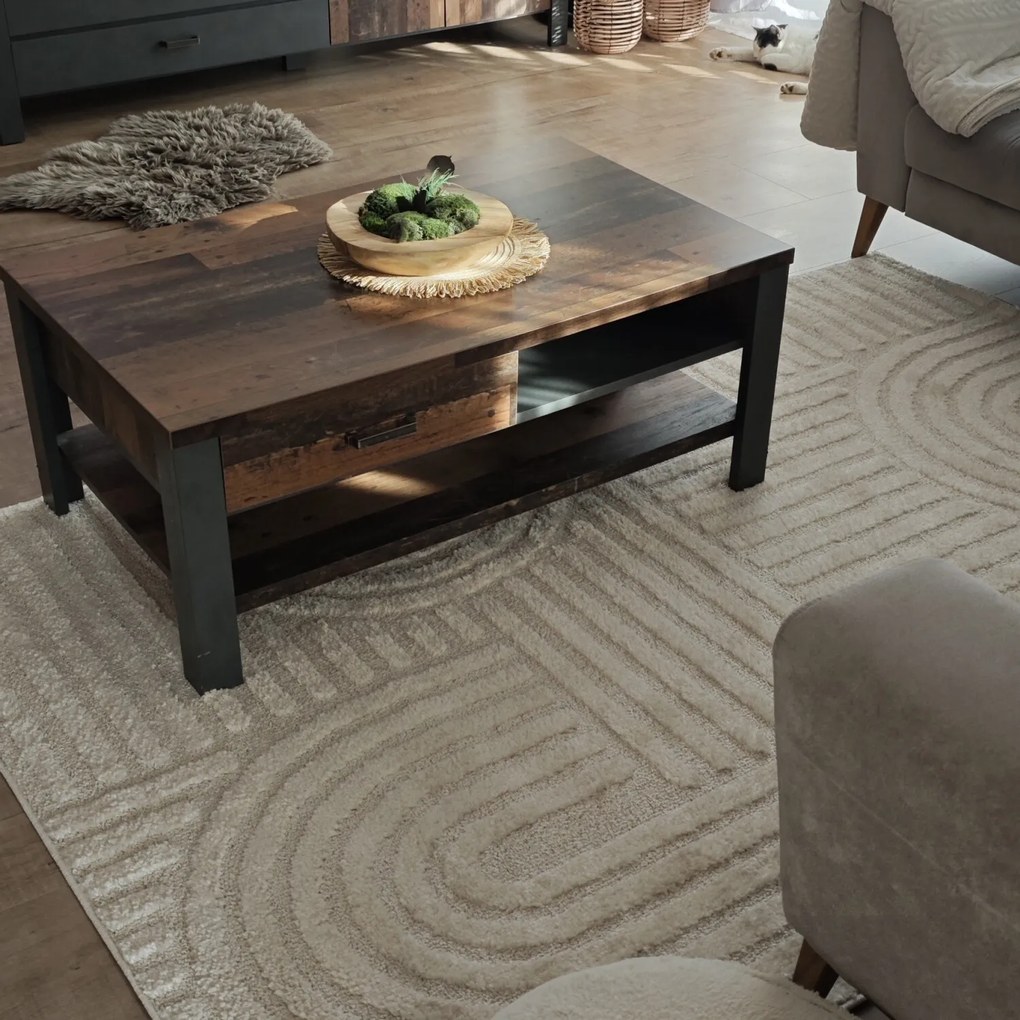 Ayyildiz, Kusový koberec Art 1121 Cream, 200x290, béžová, obývacia izba