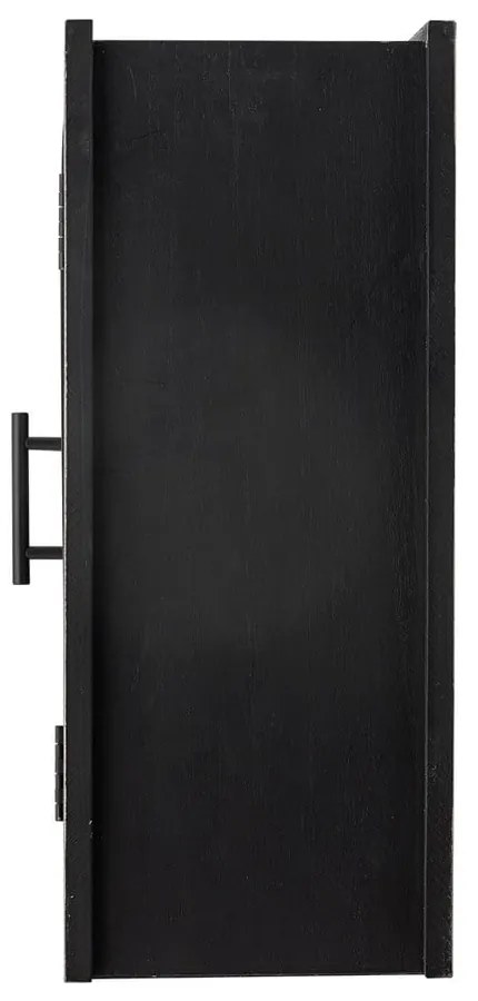 Čierna závesná vitrína z jedľového dreva 62x49x23 cm Lario – Bloomingville