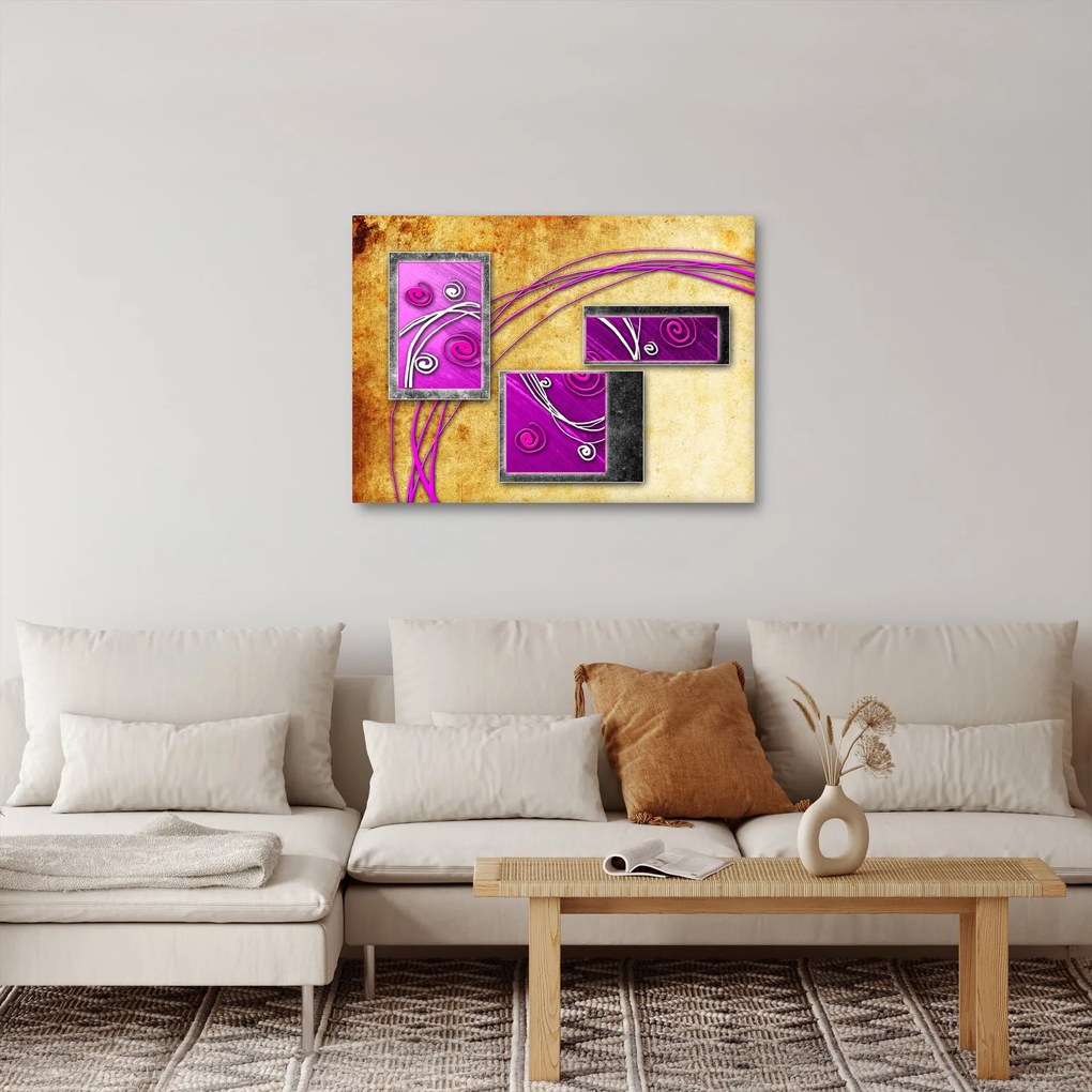 Obraz abstrakcie (70x50 cm)