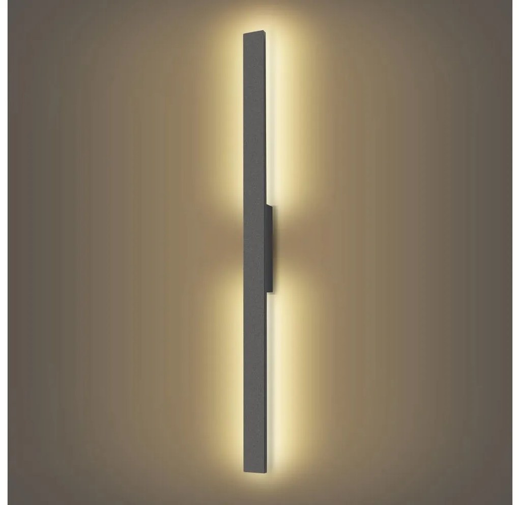 Brilagi - LED vonkajšie nástenné svietidlo LUNA LED/24W/230V 3000K IP65 antracit
