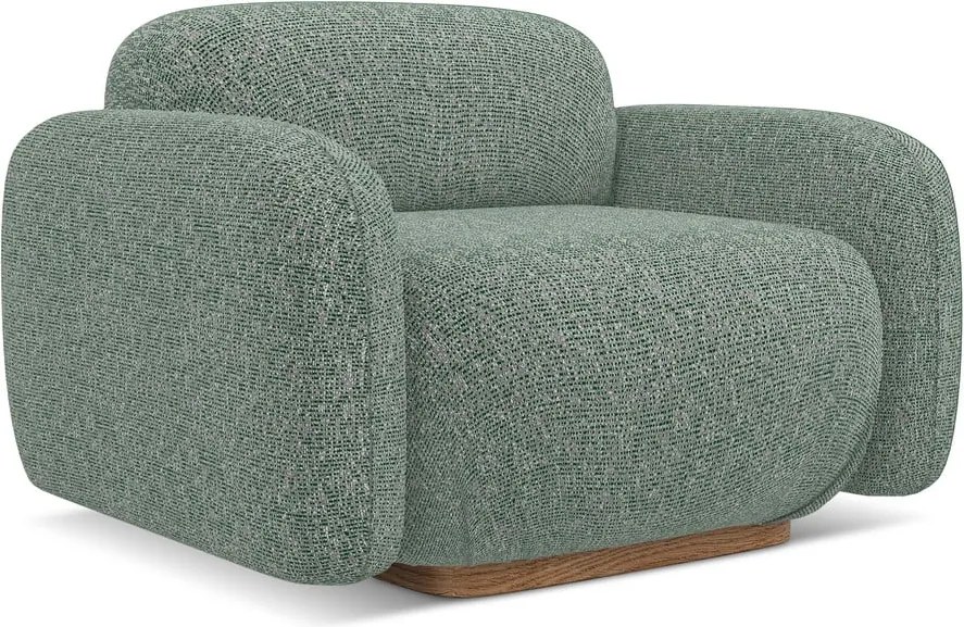 Svetlozelené kreslo Ailani – Makamii