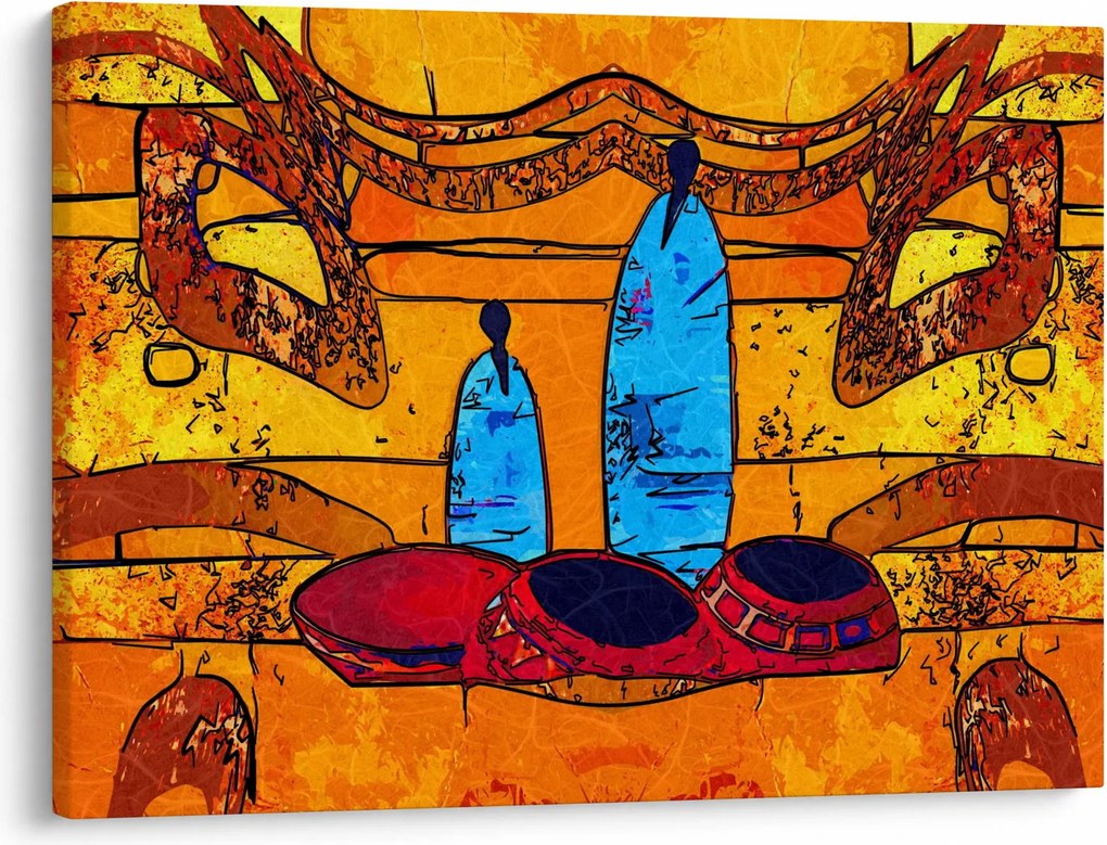 Obraz - Staroveká maľba (70x50 cm)