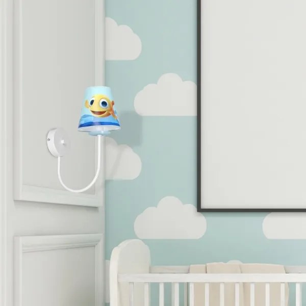 Detské nástenné svietidlo FISH 1xE14/40W/230V