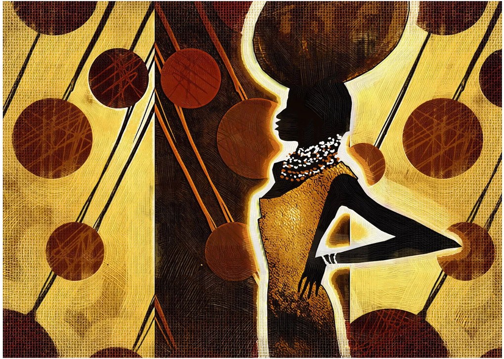 Obraz umelecké pradávnej maľby (70x50 cm)