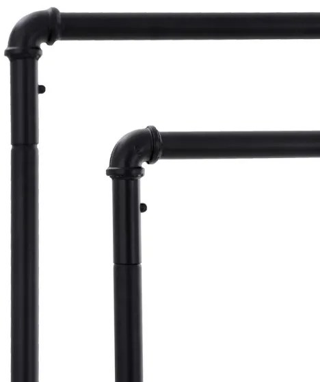 Mobilný stojanový vešiak LINEA čierny