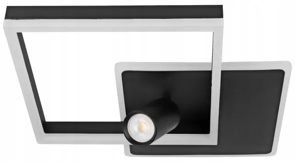 LED stropné svietidlo LED/38W/230V + 1xGU10/30W čierne