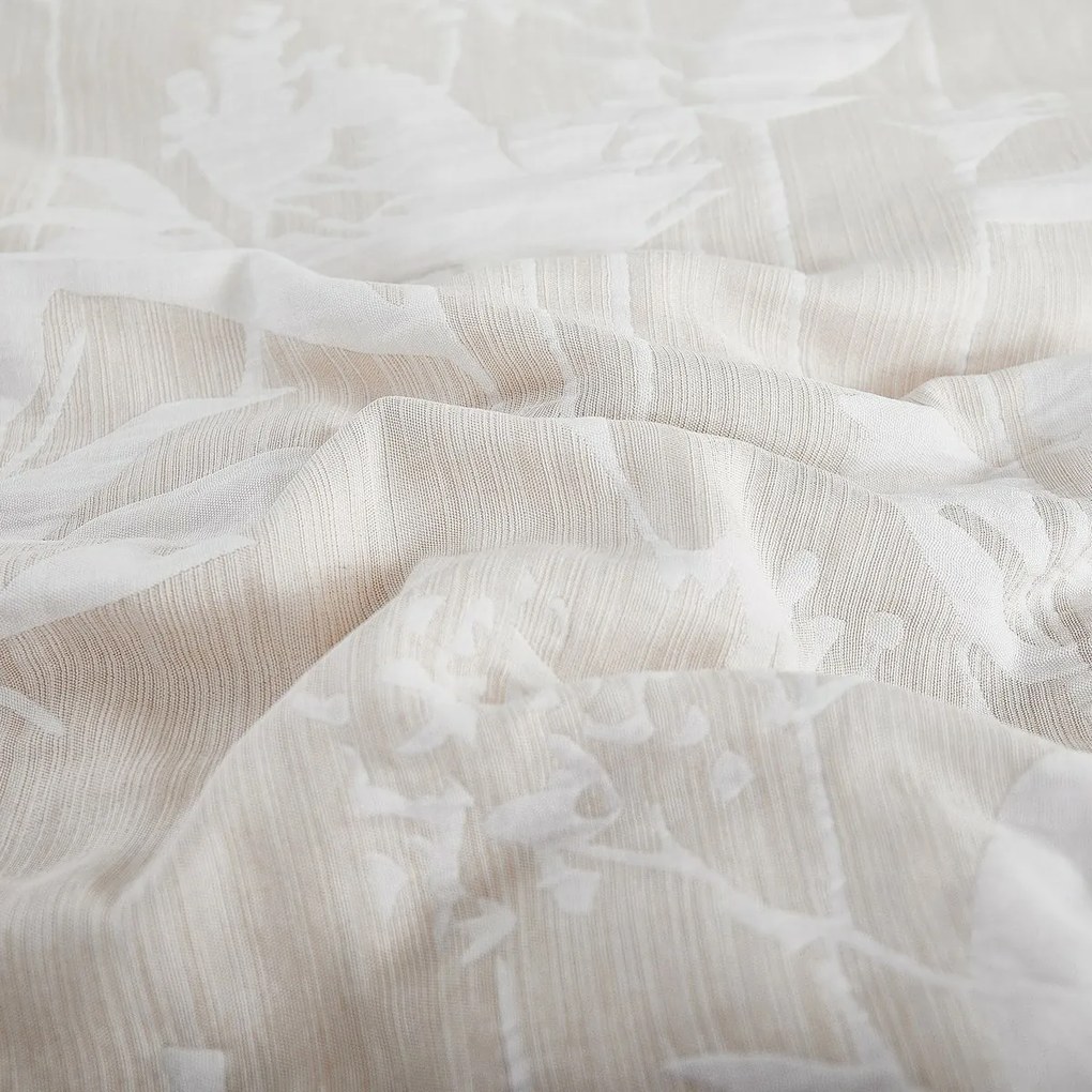 Žakárové obliečky Alabama béžová, 140 x 200 cm, 70 x 90 cm