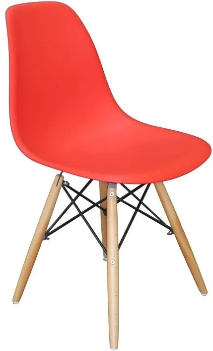 TZB Jedálenská stolička Paris - červená