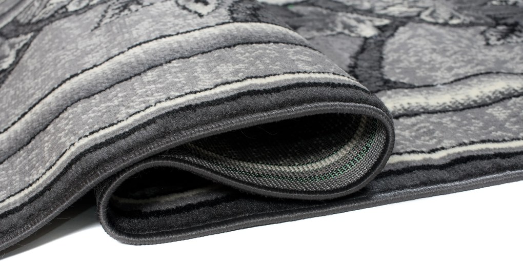 TA Koberec 1912A SIVÁ LACNÁ PP CRM Rozmer: 100x300 cm