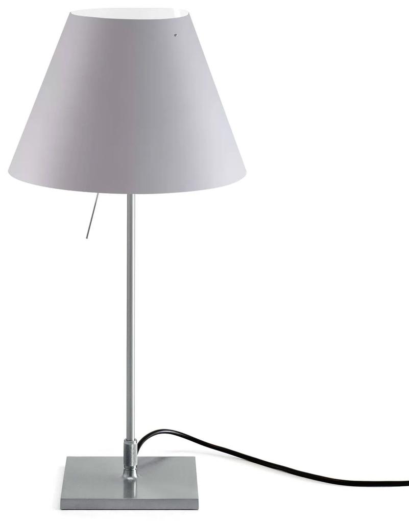 Luceplan Costanzina stolná lampa hliník biela hmla