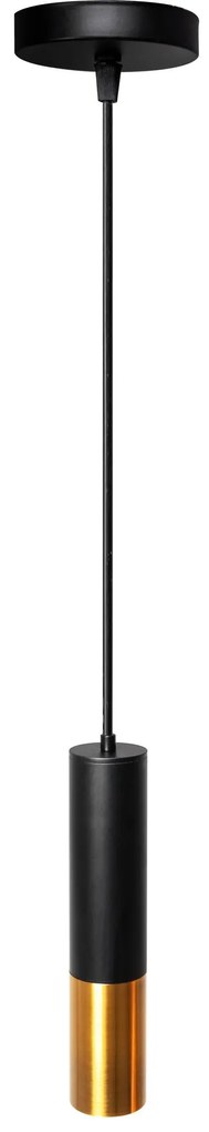Toolight - Závesné svietidlo GU10 60W, APP469-1CP, čierna-zlatá, OSW-00604