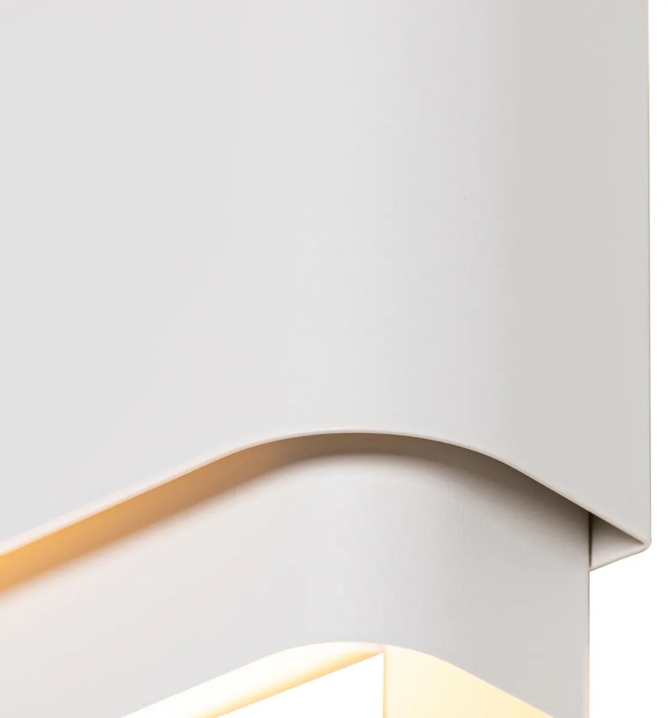 Inteligentné nástenné svietidlo biele 2-svetelné vrátane 2 Wifi G9 - Coen