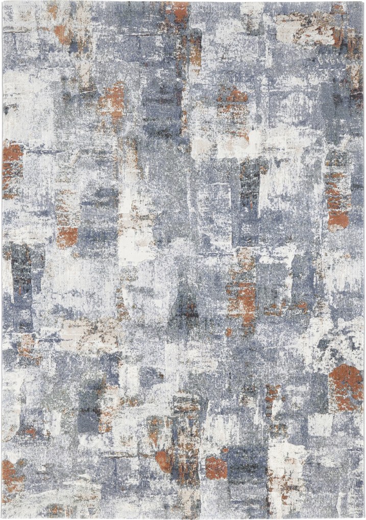 ELLE Decor koberce Kusový koberec Arty 103583 Cream/Blue/Terra z kolekce Elle - 120x170 cm