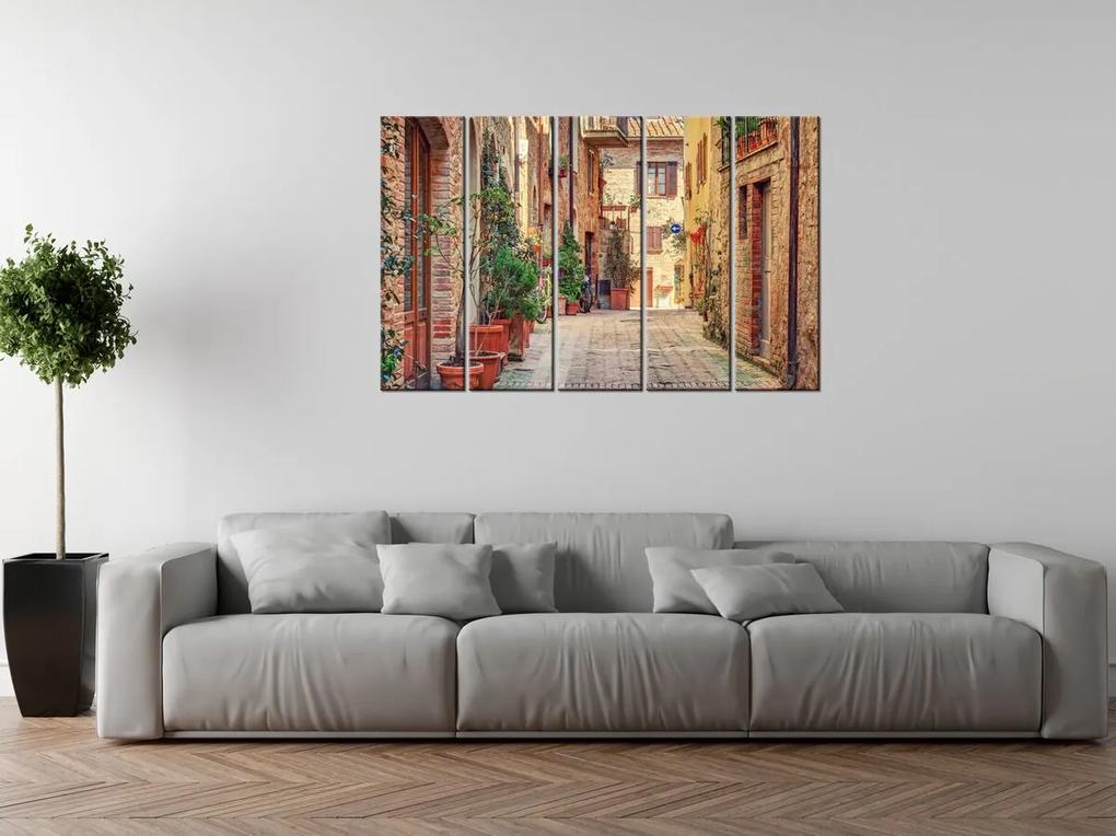 Gario Obraz na plátne Stará cestička v Toskánsku Veľkosť: 150 x 105 cm