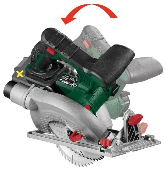 Parkside®  Aku ručná kotúčová píla Phksa 20-Li C4 – bez akumulátora  (100385093)