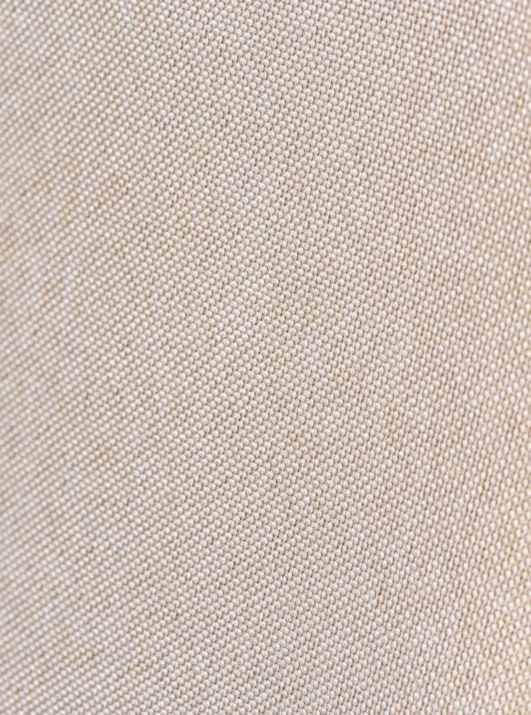 Stolička Foley - látka, drevené nohy orech - Krémová