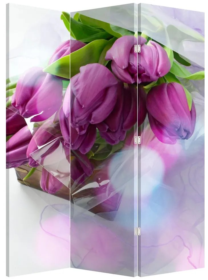 Paraván - Kytica tulipánov (126x170 cm)