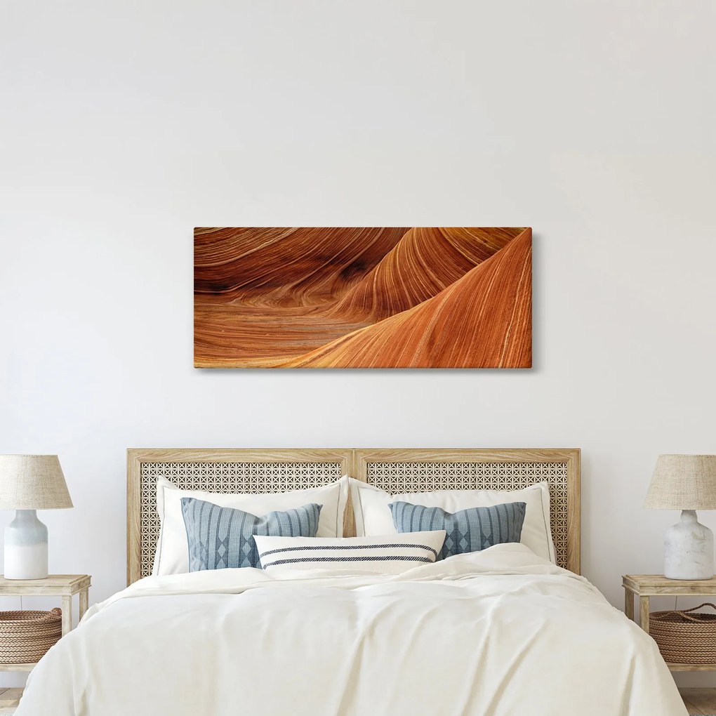 Obraz - Červený piesok (120x50 cm)
