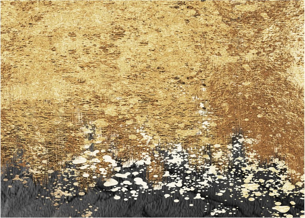 Obraz - Zlatá štruktúra N⁰3 (70x50 cm)