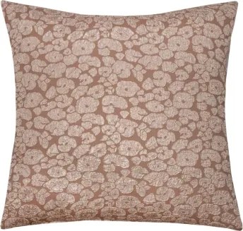 Dekoračný vankúš Sandra 43x43 cm, žakárový ružovo-béžový%