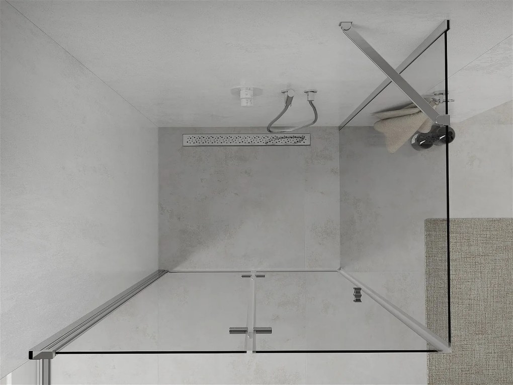 Mexen Lima sprchovací kút 105x110cm, 6mm sklo, chrómový profil-číre sklo, 856-105-110-01-00
