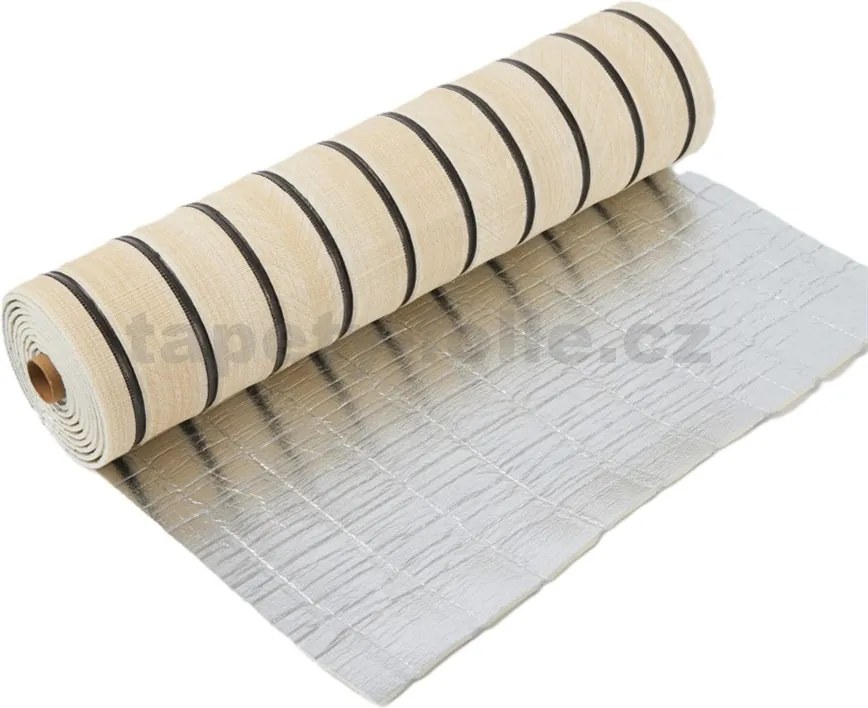 Samolepiace panely na stenu TPL0000009, cena za kus, rozmer 270 cm x 48,5 cm, lamely svetlo hnedé , IMPOL TRADE