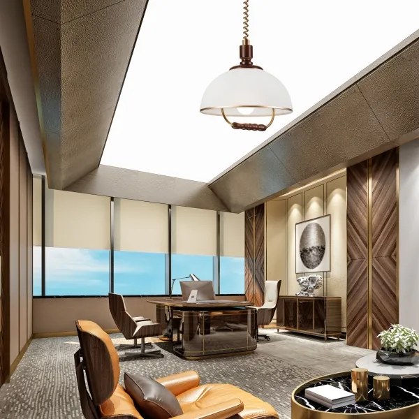 Sťahovací luster RAMONA 1xE27/60W/230V béžová/tmavohnedá