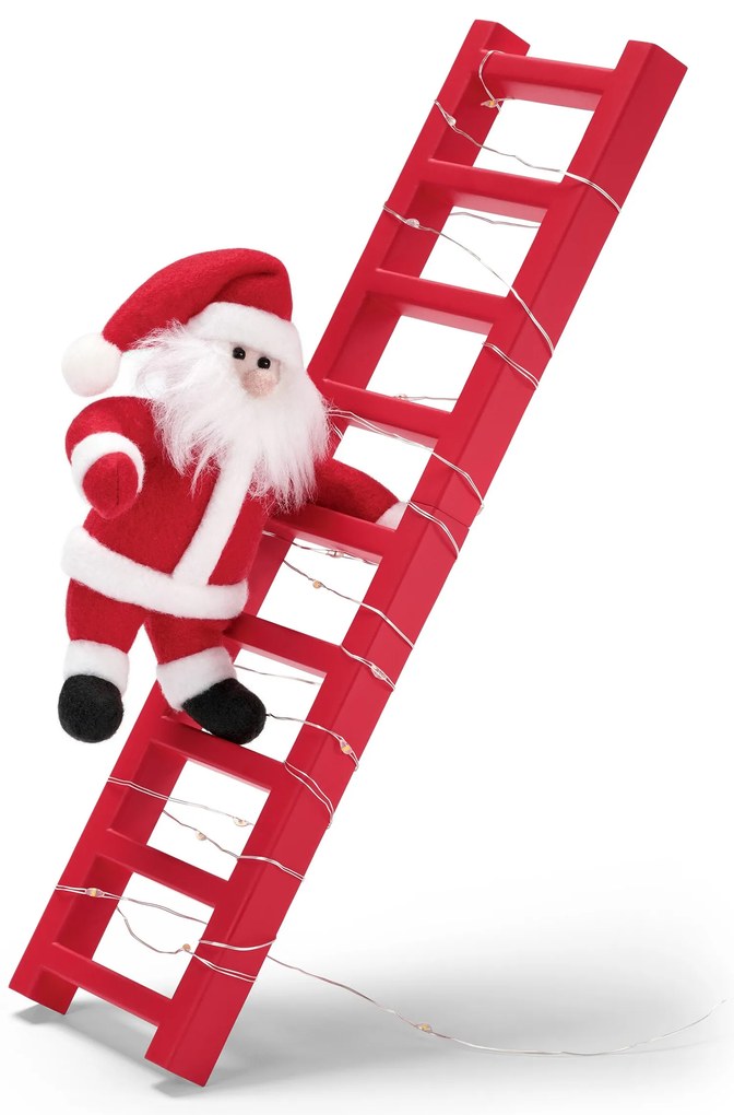 Súprava vianočných ozdôb so svetelnou reťazou s LED