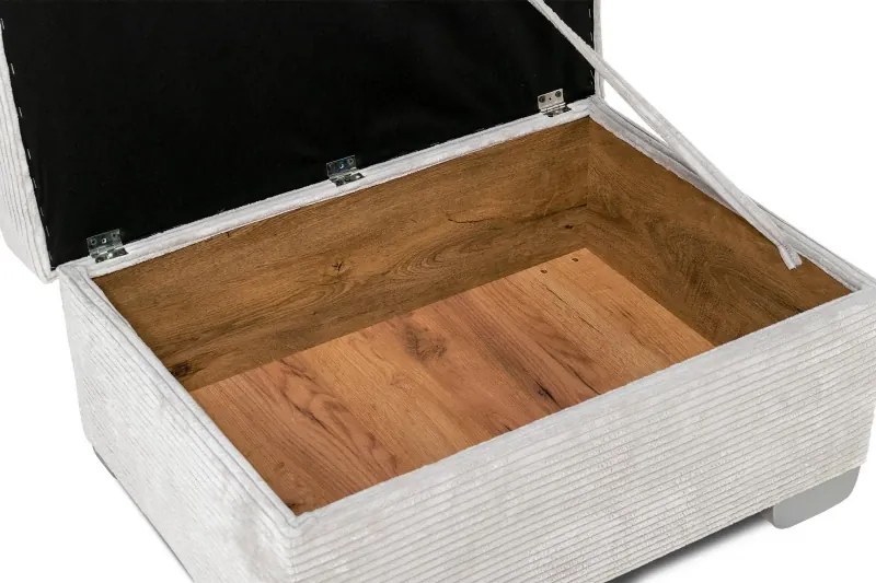 Taburet LIVE s úložným priestorom, žltá/wenge (martin 12)