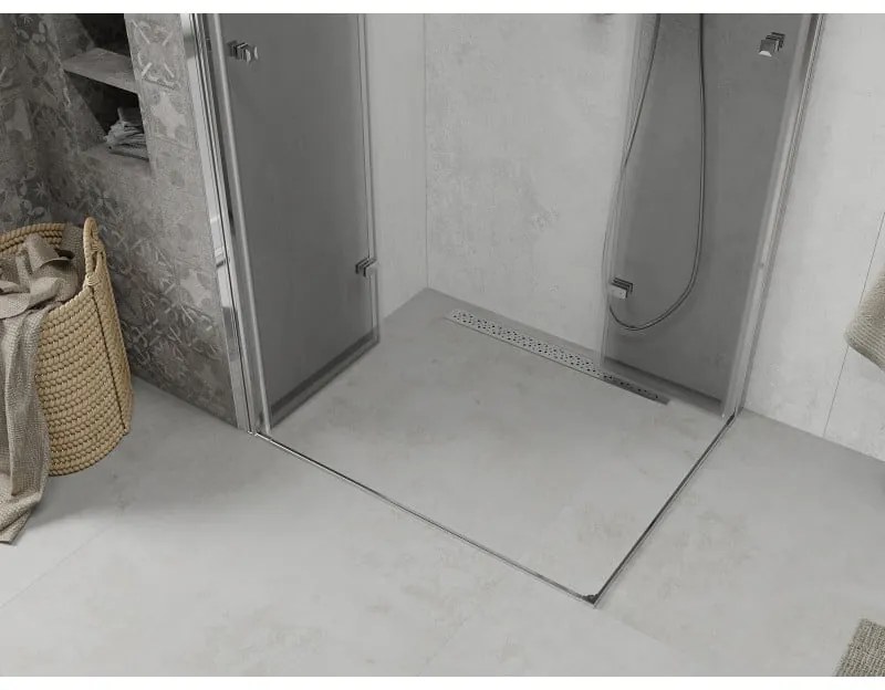 Mexen Lima DUO sprchovací kút 90x70 cm, priehľadný, chróm, 856-090-070-02-00