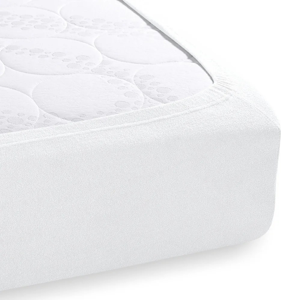 Froté napínacie prestieradlo FR-031 Biele 200 x 220 - výška 20 cm