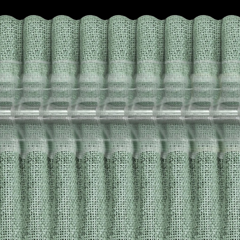 ZÁVES NA PÁSKE JULA2 140X270 CM TMAVOZELENÁ