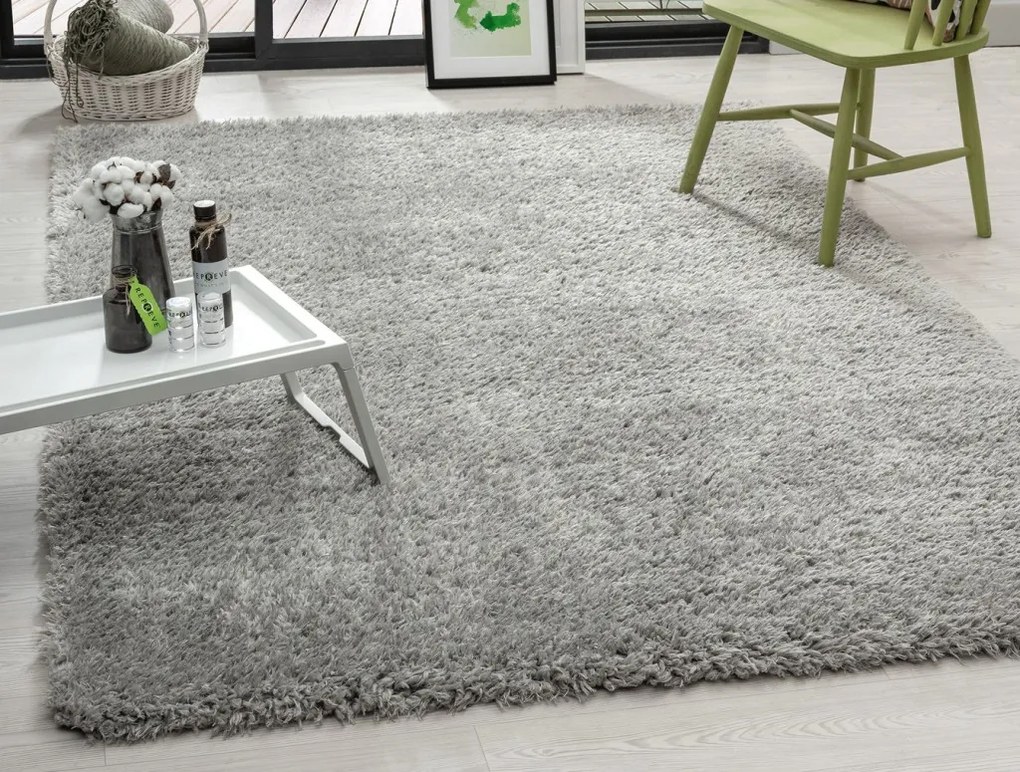 Eko koberec Floki 80x150 cm, šedý