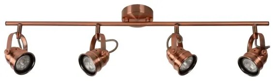 Lucide 77974/20/17 - LED bodové svietidlo CIGAL 4xGU10/5W/230V medená
